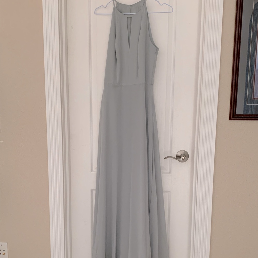 Sage green long maxi dress